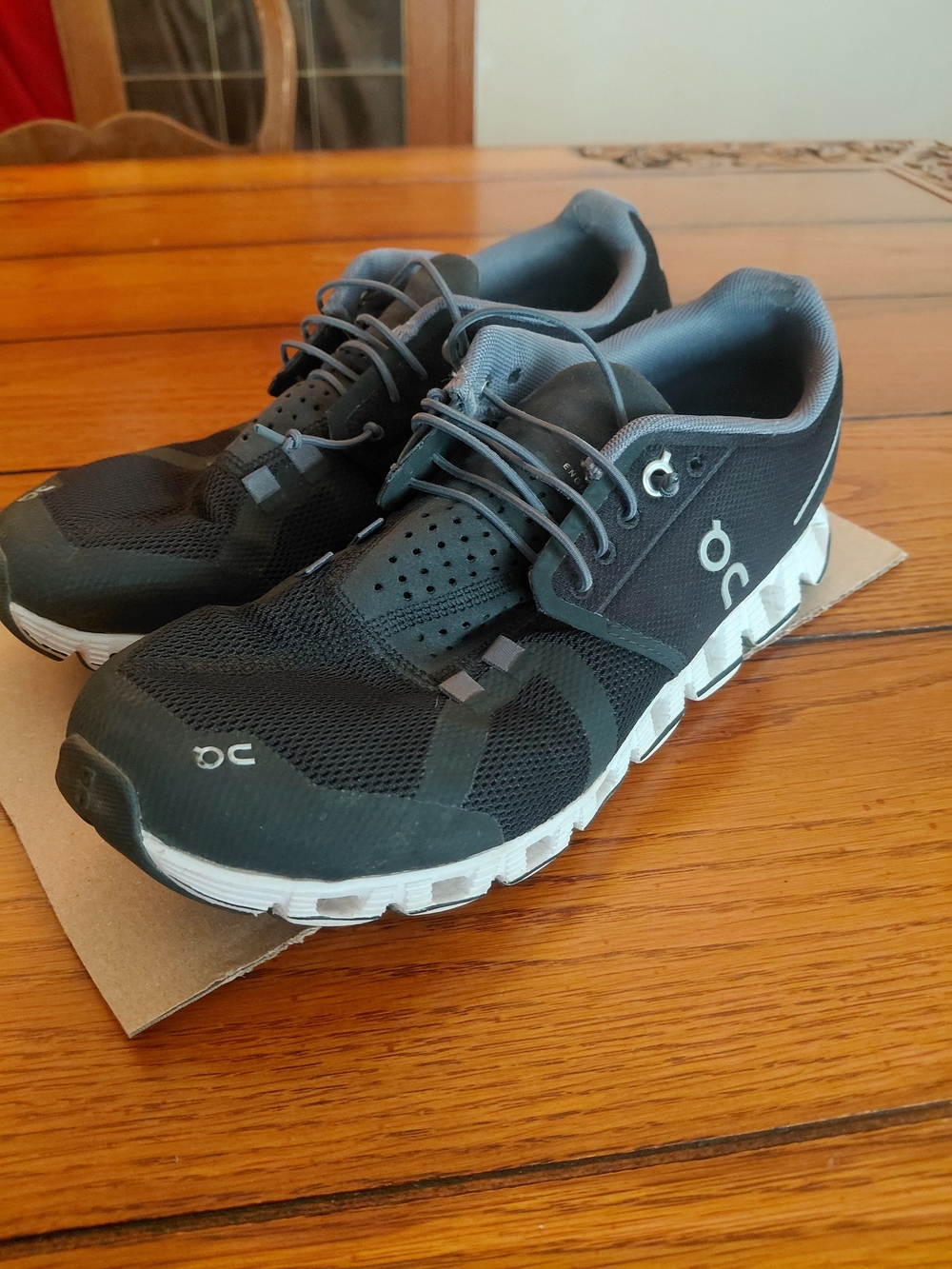 On Running Running Men’s Cloud Neutral Black/White Running Shoes